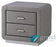 Montana 4 Drawer Fabric Bed in Light Grey