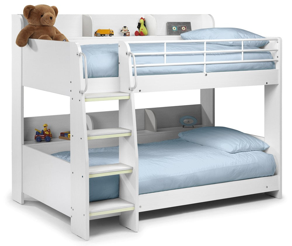 Domino Modern Children Wooden Bunk Bed Frame