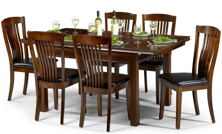 Canterbury Walnut Wooden Extending Dining Set