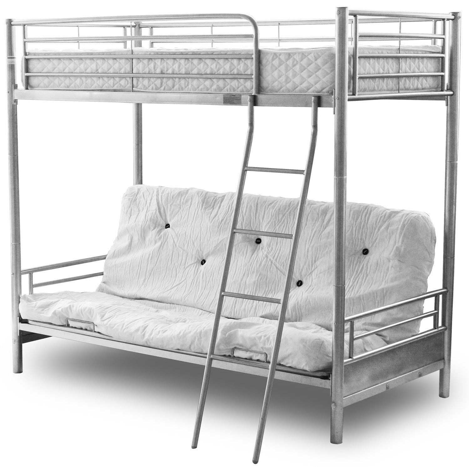 Alaska Modern Kids Futon Metal Bunk Bed Frame
