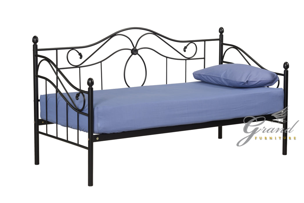 Apollo Black Day Bed with Trundle